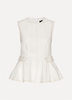 Lilou top Raw White Denim ROTATE By Birger Christensen 
